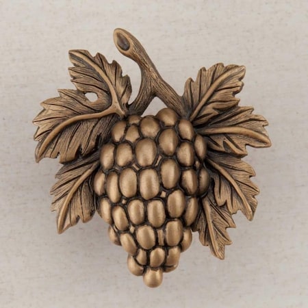 Acorn Mfg Artisan Collection Grapevine Knob, Museum Gold DQ5GP